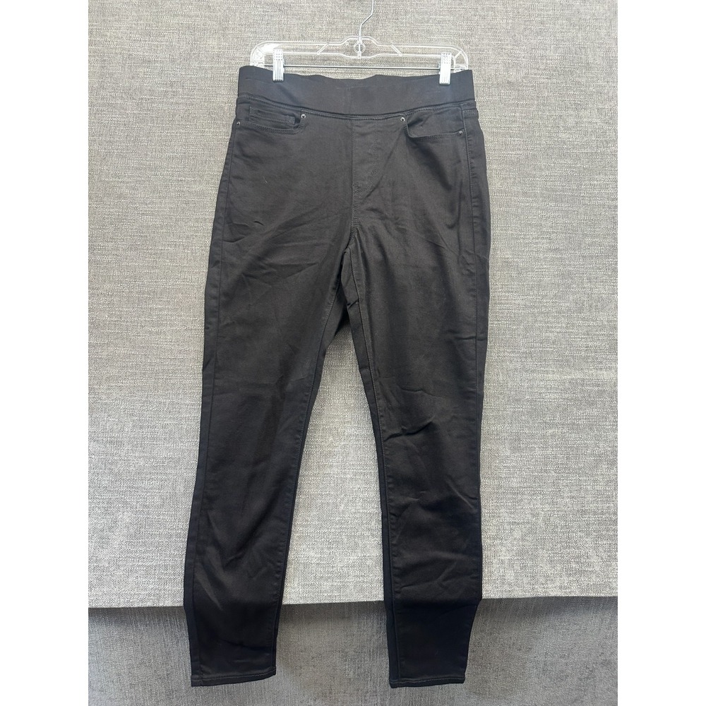 Signature by Levis Shaping Pull On Super Skinny Jeans Womens 30 Black Cotton
